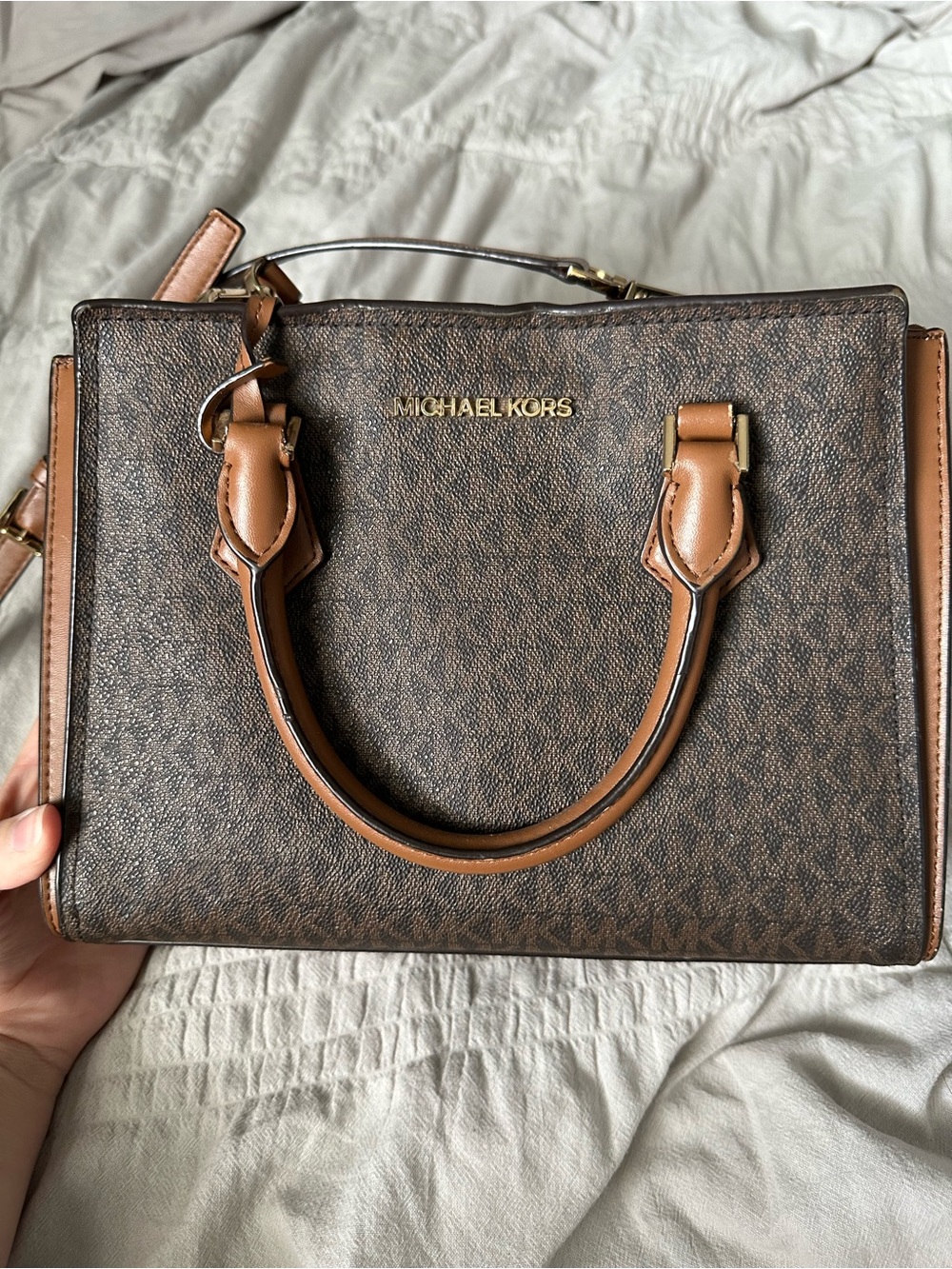 Michael Kors Medium Logo Satchel Bag